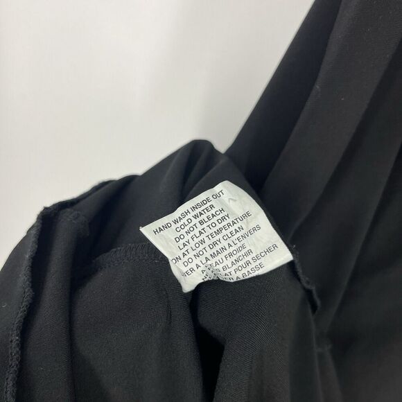 Sympli Tank Top Size 10 Womens Black Sleeveless Ruffle Tier V Neck Lagenlook - Picture 8 of 8